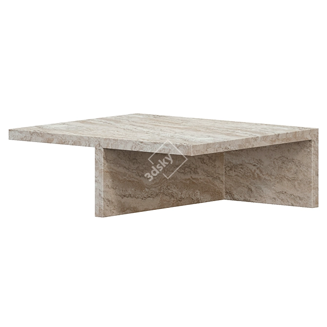 Minimalist Modern Coffee Table Amara 3D model image 3