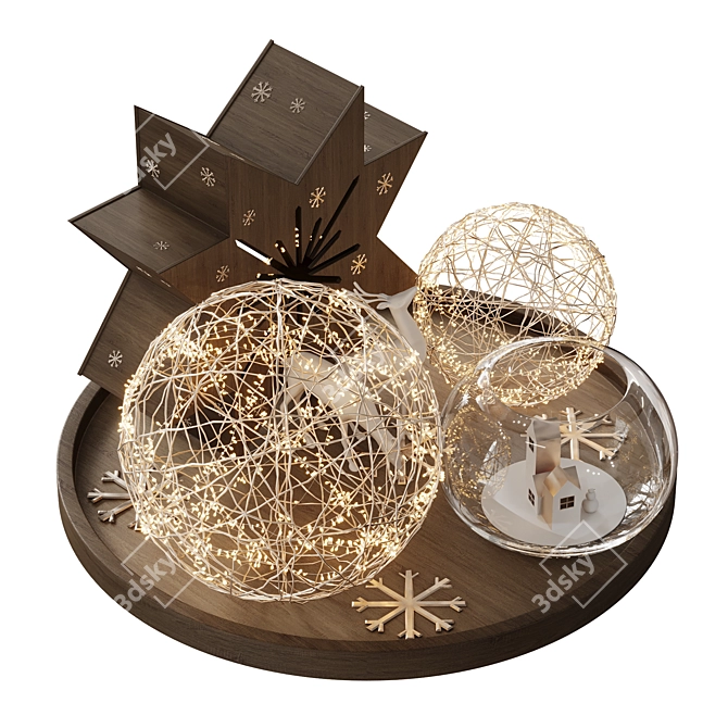 Christmas Decor Model | 3Ds Max 2015 3D model image 2