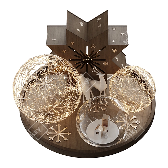 Christmas Decor Model | 3Ds Max 2015 3D model image 4