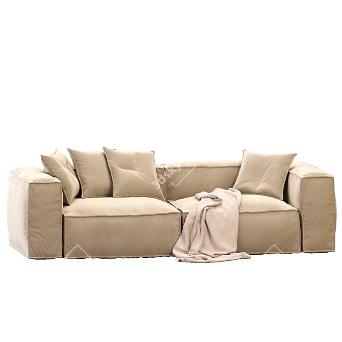 Peanut B Sofa 2 Seats | Bonaldo 3D model image 2