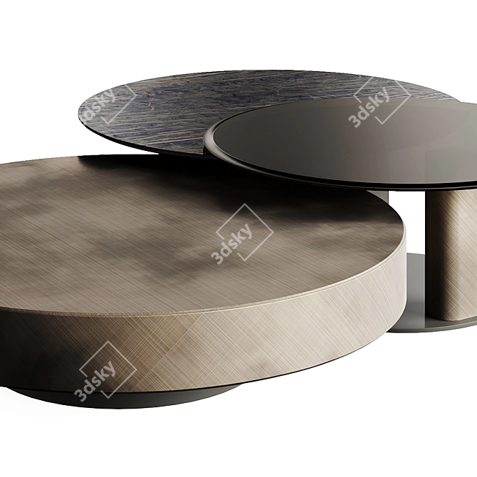 - Cattelan Italia Arena Coffee Table 3D model image 2