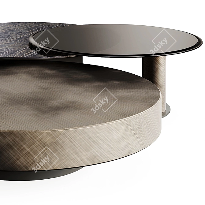 - Cattelan Italia Arena Coffee Table 3D model image 4