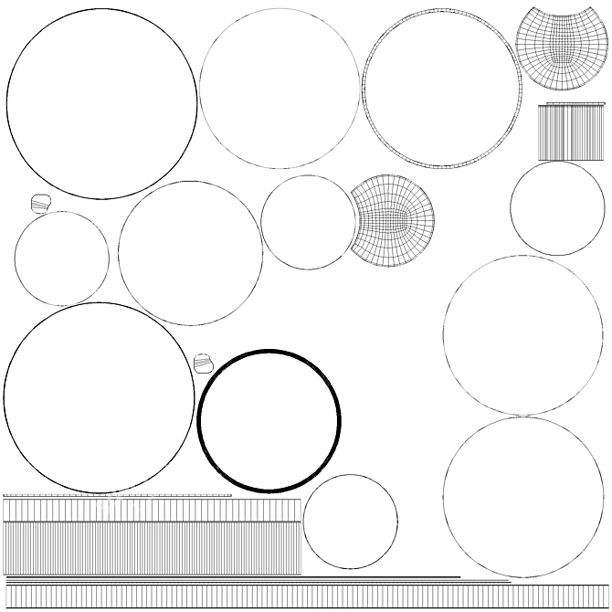 - Cattelan Italia Arena Coffee Table 3D model image 6