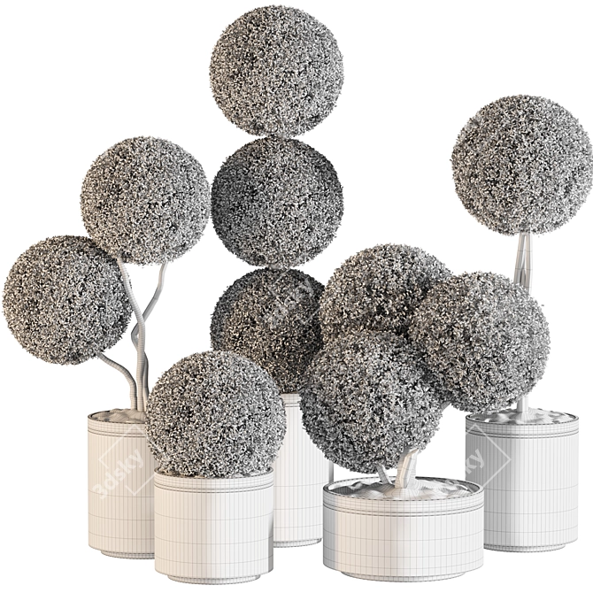 Modern Indoor Plant Set 015 3D model image 5