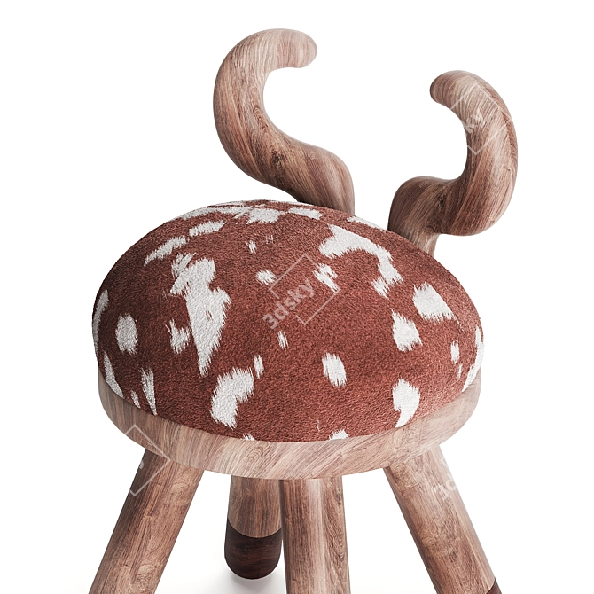 Animal Sculptural Children's Chair Set 3D model image 5