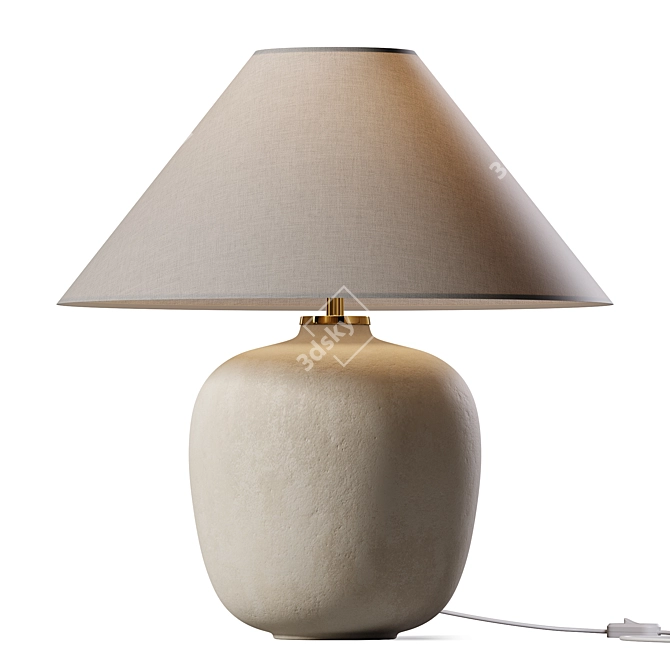 Modern Minimalist Table Lamp 3D model image 1