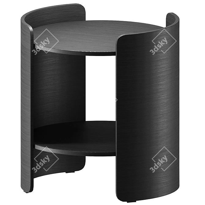 Elegant Pedrali Bedside Table 3D model image 1