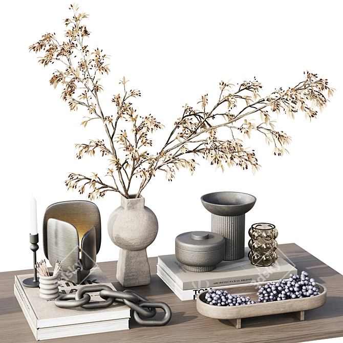 Modern Decorative Set 3D Models 3D model image 1