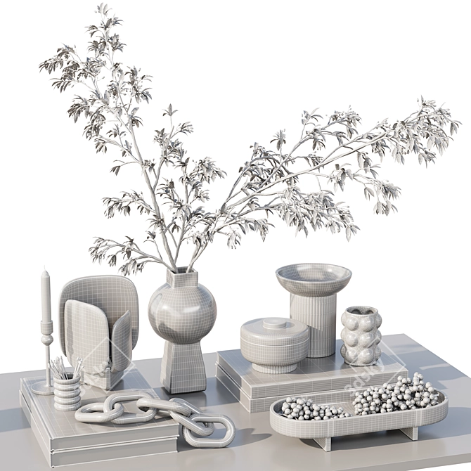 Modern Decorative Set 3D Models 3D model image 4