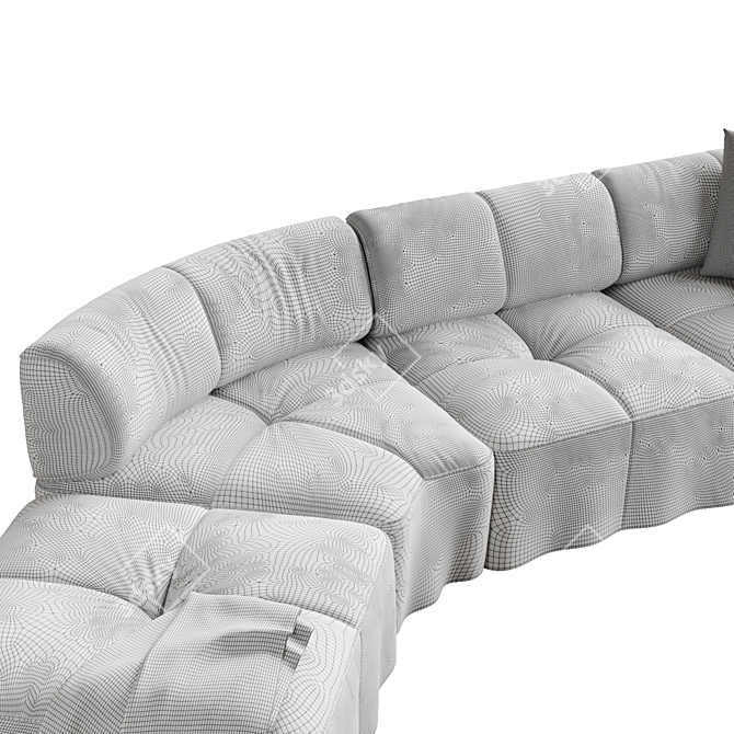 Sophisticated DS-808 Sofa Elegance 3D model image 4