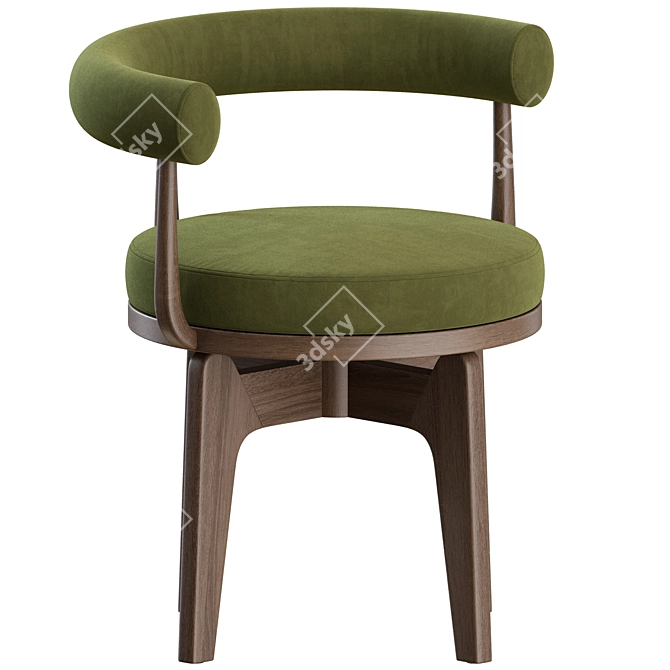 Mid-Century Cassina Dining Set 3D model image 6