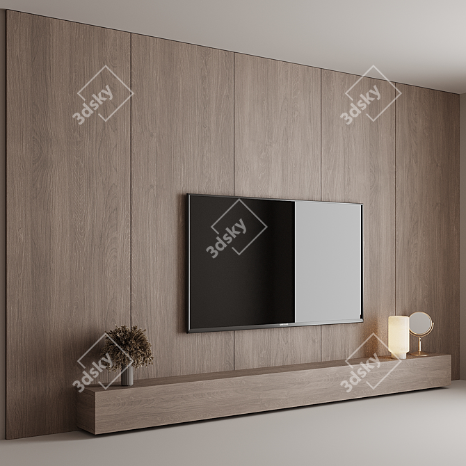 X-Form TV Wall Unit Customized 3D model image 2