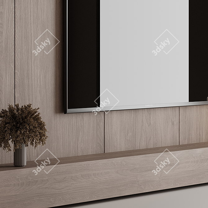 X-Form TV Wall Unit Customized 3D model image 3