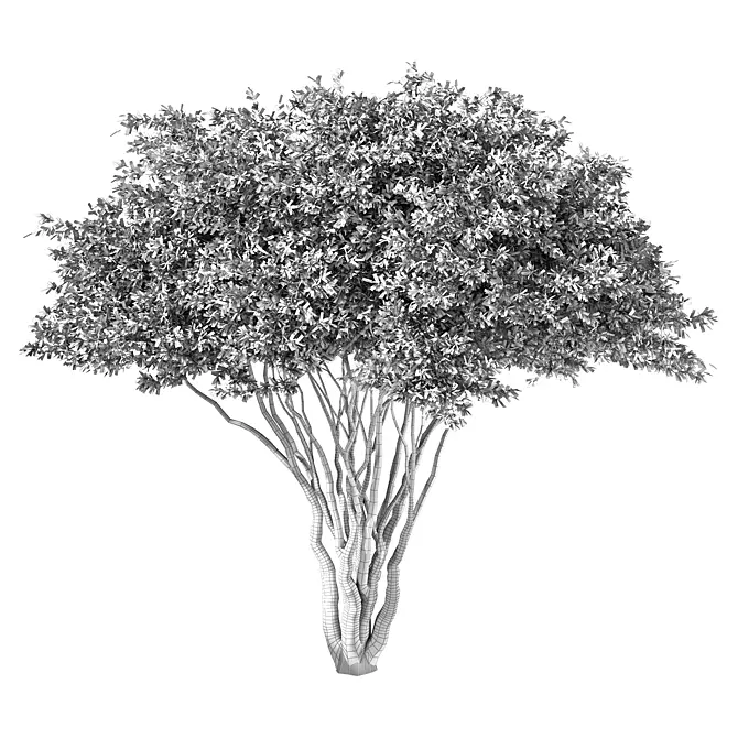 Modern Tree Sculpture No.68 3D model image 4