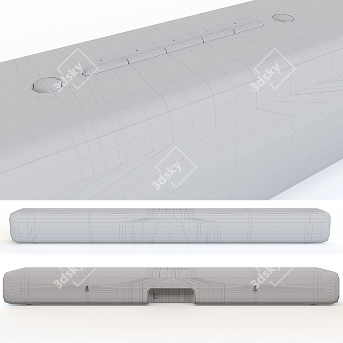 Xiaomi Mi TV Soundbar 3D model image 9