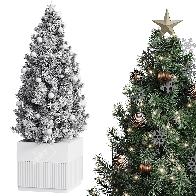 Christmas Decoration 3D Models Bundle 3D model image 3