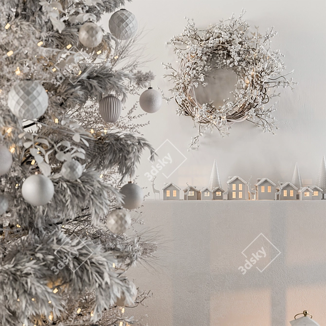  Festive 60 Christmas Tree Set 3D model image 2