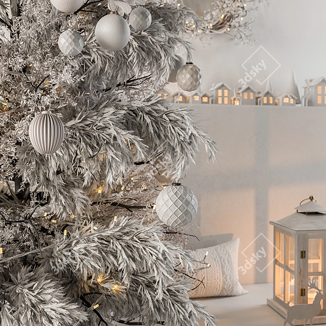  Festive 60 Christmas Tree Set 3D model image 3