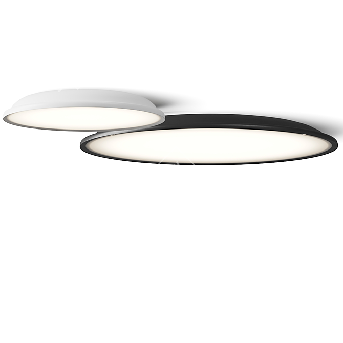 Modern Acrylic Ceiling Lamp, Designer Collection 3D model image 2