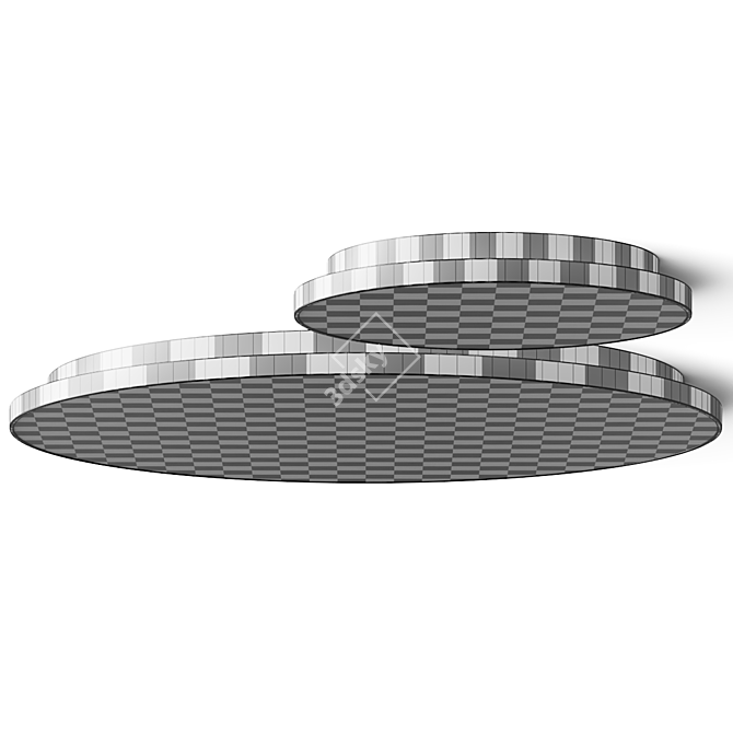 Sleek LED Lightnet Ceiling Lamps 3D model image 4