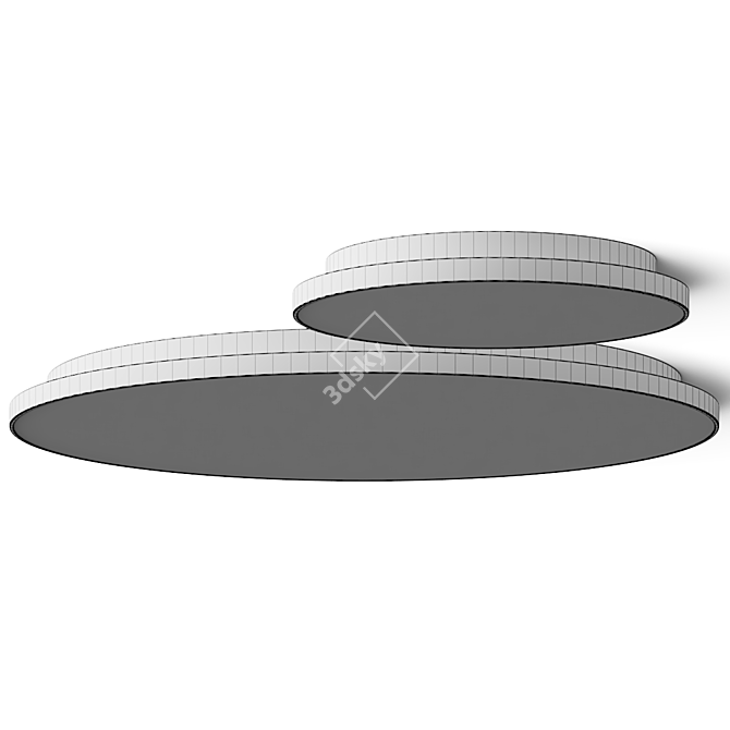 Sleek LED Lightnet Ceiling Lamps 3D model image 5