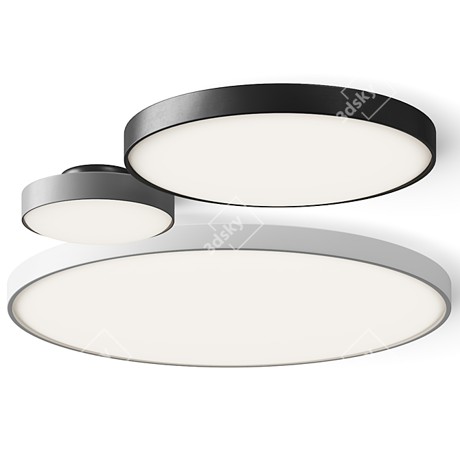 Contemporary Arva Ribag Ceiling Lights 3D model image 2