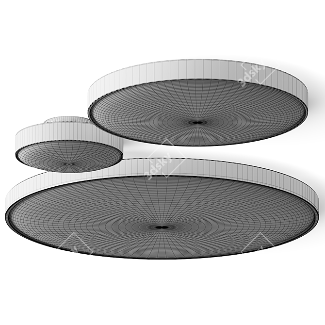 Contemporary Arva Ribag Ceiling Lights 3D model image 4