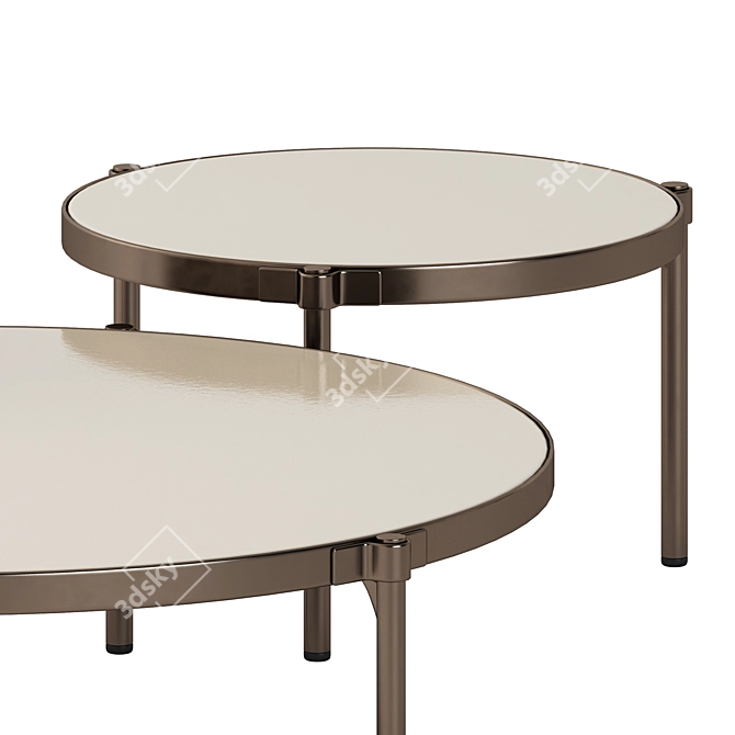 Tape Outdoor Small Tables Collection 3D model image 3