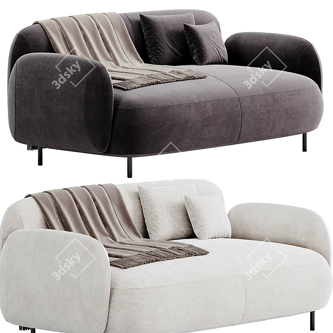 Modern Buddy 218 Sofa Set 3D model image 2