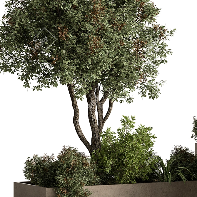 Outdoor Plant Box 591 3D model image 2