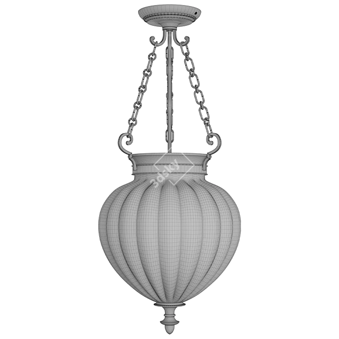 Elstead Pendant Light FP-P-M-POL-NCKL 3D model image 2