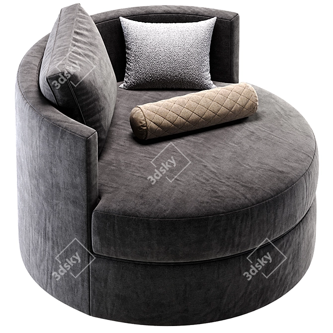 Elegant Forli Armchair Design 3D model image 3