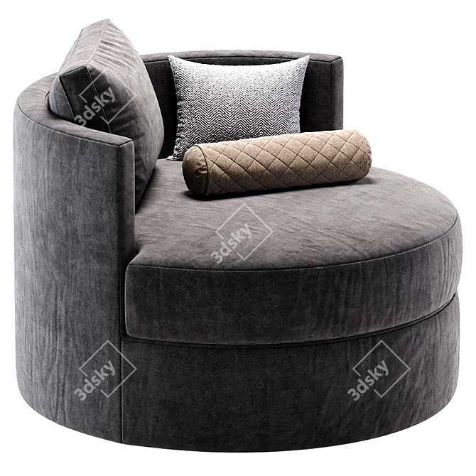 Elegant Forli Armchair Design 3D model image 5