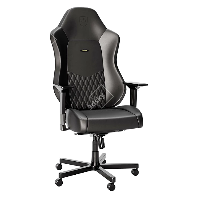 Noblechairs HERO Gaming Chair Black-Grey 3D model image 3