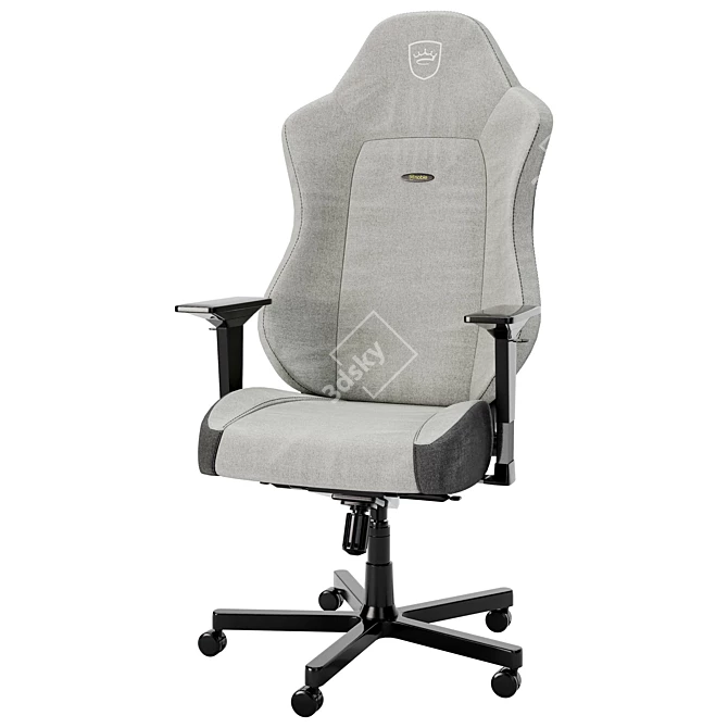 Noblechairs HERO Gaming Chair Black-Grey 3D model image 4