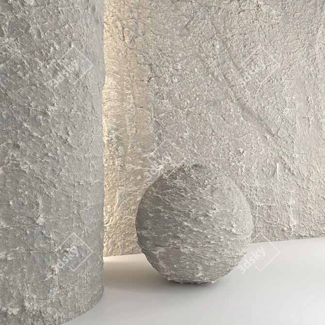 Stone Wall Collection with Textures 3D model image 2