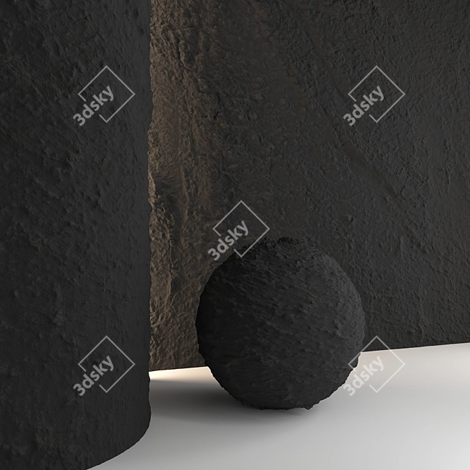 Stone Wall Collection with Textures 3D model image 5