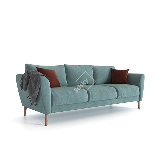 Finnish Brand HAUSKA ARIA Sofa 3D model image 3