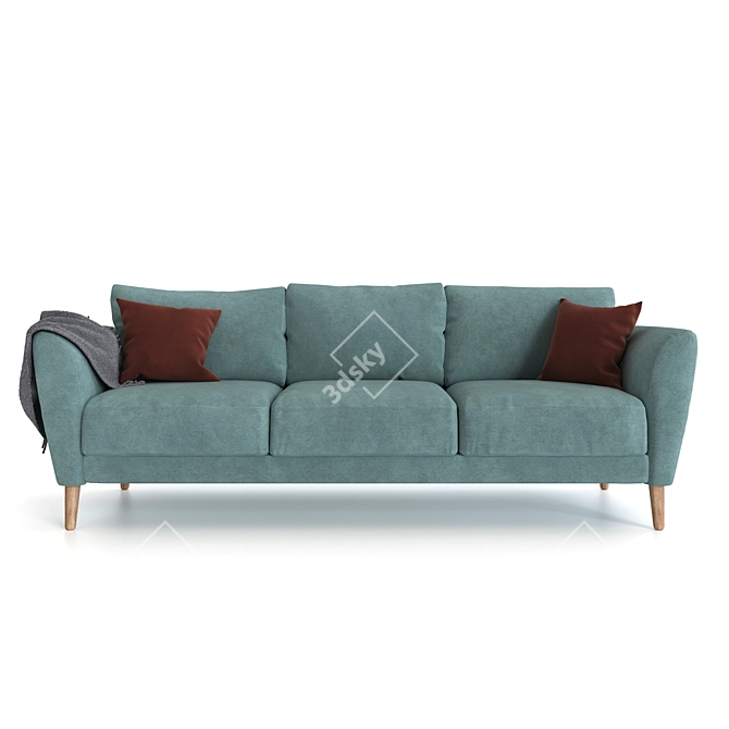 Finnish Brand HAUSKA ARIA Sofa 3D model image 4