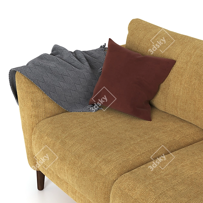 Finnish Brand HAUSKA ARIA Sofa 3D model image 5