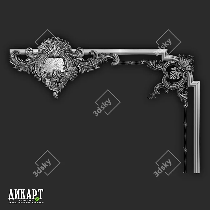 DIKART Custom Gypsum Decorations 3D model image 2