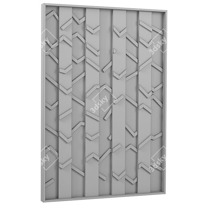 Modern 3D Wall Decor 73 3D model image 7