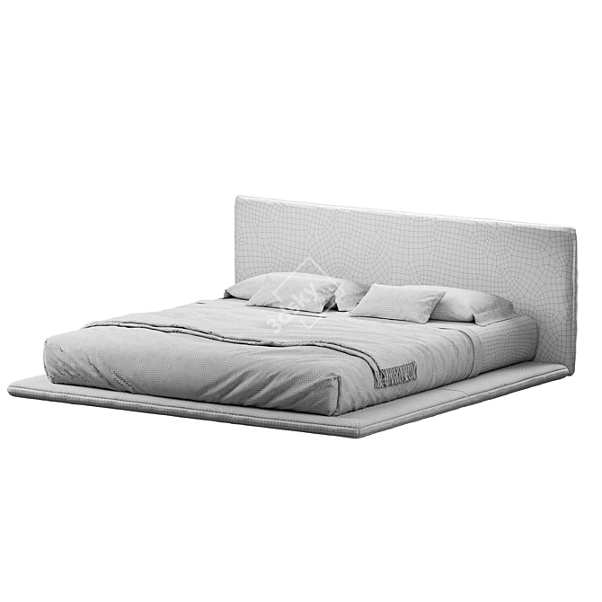 Corona Enhanced Bed Model 3D model image 3