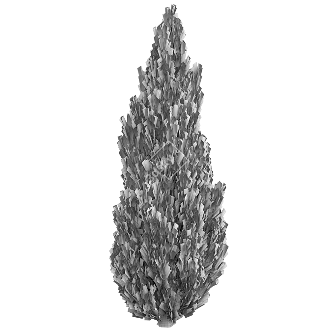  Elegant Bush Tree Render 3D model image 2