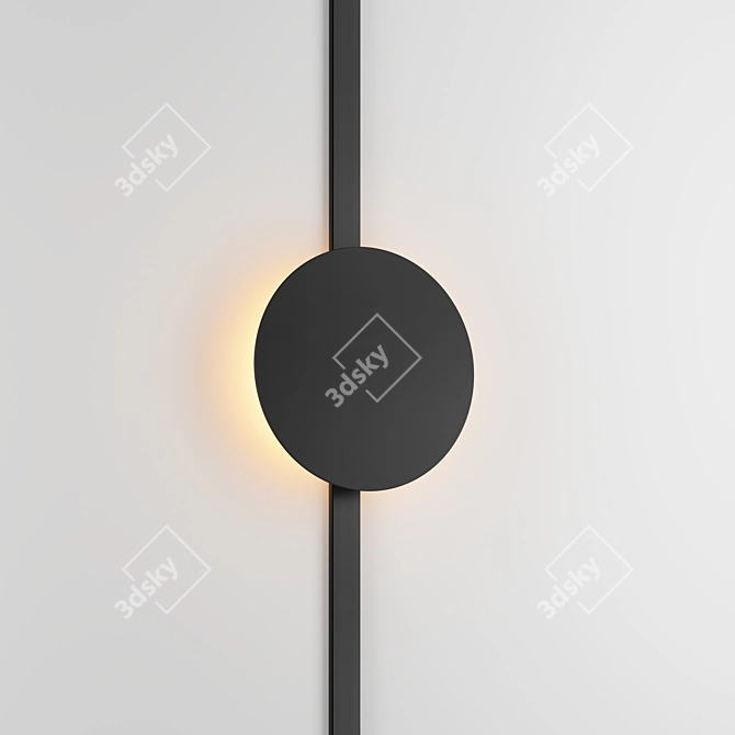 Magnetic Track LED Lighting 3D model image 1