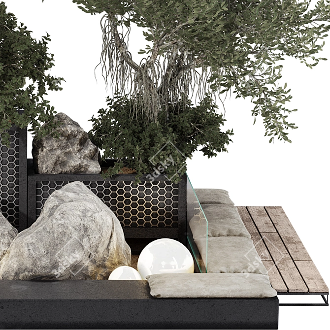 Lush Garden and Decor Collection 3D model image 5