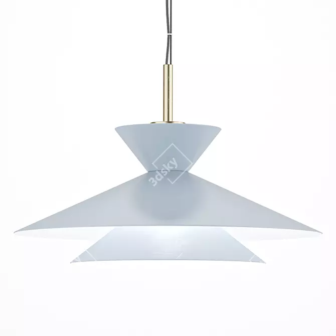 Modern Pendant Light 3D Model 3D model image 1