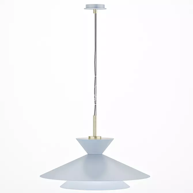 Modern Pendant Light 3D Model 3D model image 2