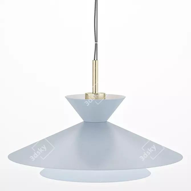 Modern Pendant Light 3D Model 3D model image 3