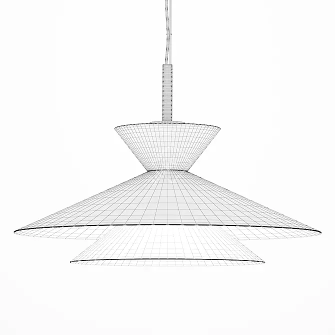 Modern Pendant Light 3D Model 3D model image 4